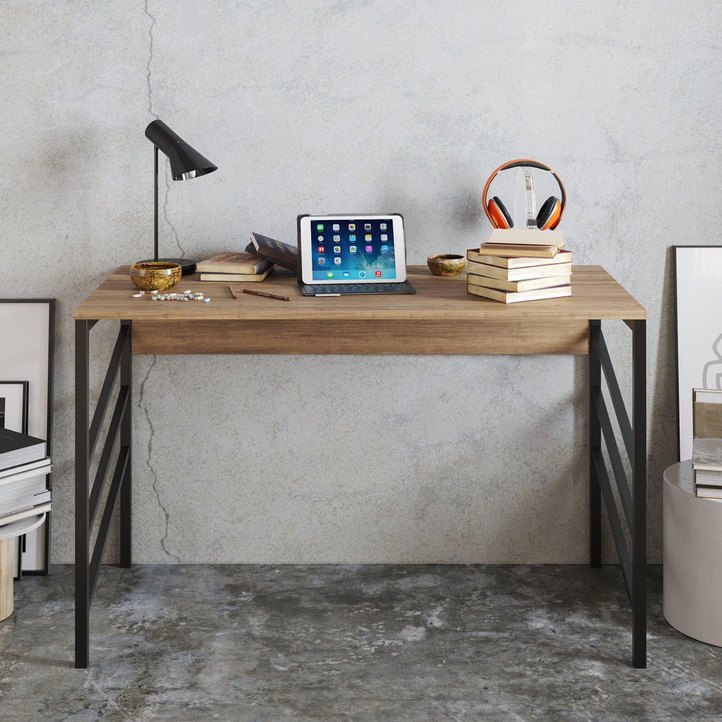 Tuna 47" Wide Metal Manufactured Wood Computer Desk