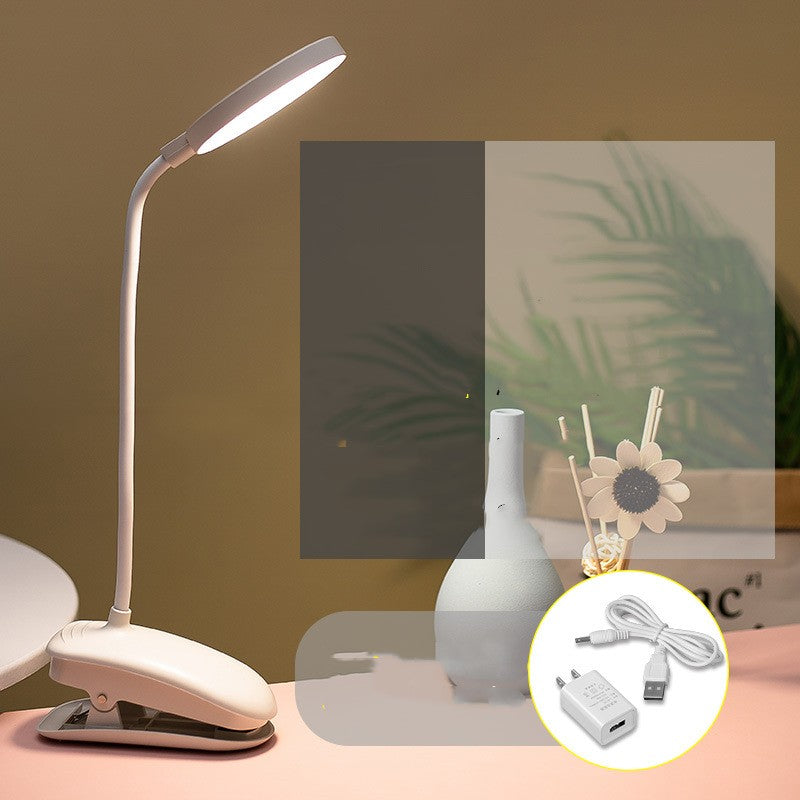 Bright LED Table Lamp Study Desk Reading Book Lamp Eye-care Bedside Bedroom Battery Desk Light For Student Office LED Stand Decorative Table Lamp Cute Study Lamps for Bedroom Décor