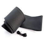Genuine Leather Car Steering Wheel Cover Soft Anti slip Steering-Wheel Braid Cowhide Braid With Needles Thread Leather Steering Wheel Cover Heavy Duty Pure Cowhide Steering Wheel Cover, Genuine Leather Steering Wheel Cover (Copy)