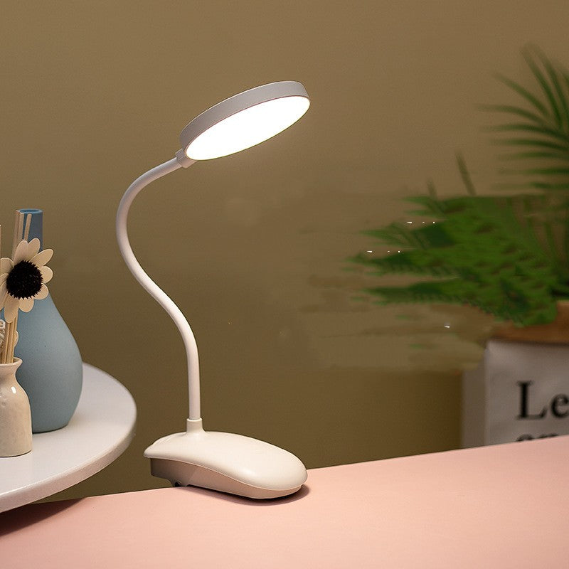 Bright LED Table Lamp Study Desk Reading Book Lamp Eye-care Bedside Bedroom Battery Desk Light For Student Office LED Stand Decorative Table Lamp Cute Study Lamps for Bedroom Décor