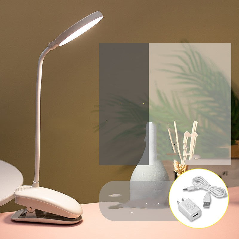 Bright LED Table Lamp Study Desk Reading Book Lamp Eye-care Bedside Bedroom Battery Desk Light For Student Office LED Stand Decorative Table Lamp Cute Study Lamps for Bedroom Décor