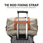 Nylon Duffel Bag for Travel – Large Capacity, Foldable, Shoe Compartment – Men & Women