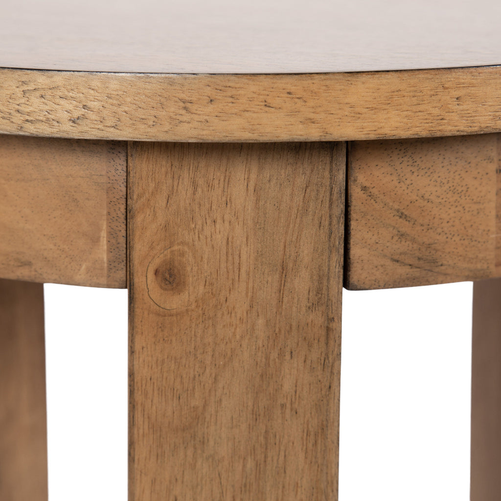 Foxford Round Wood Side Table