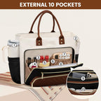 Womens Travel Work Bag With A Large Cup Holder