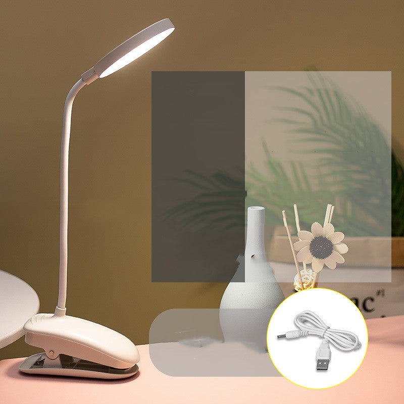 Bright LED Table Lamp Study Desk Reading Book Lamp Eye-care Bedside Bedroom Battery Desk Light For Student Office LED Stand Decorative Table Lamp Cute Study Lamps for Bedroom Décor