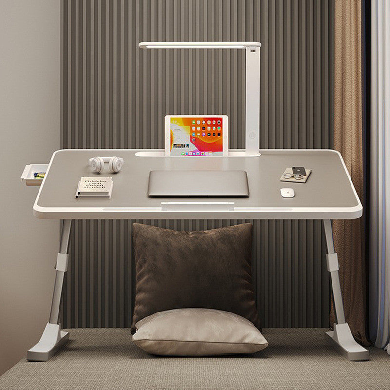 Adjustable Foldable Laptop Bed Desk with Lamp & USB