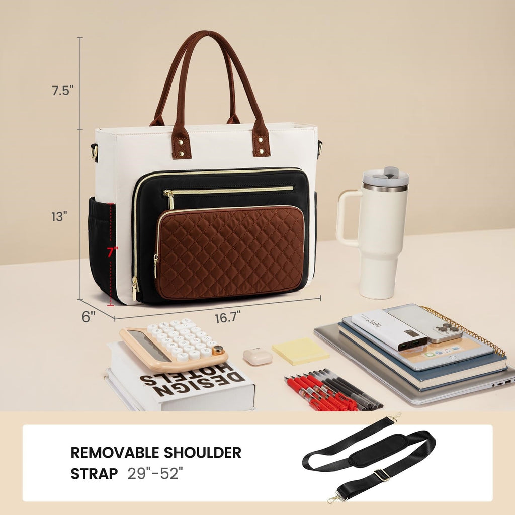 Womens Travel Work Bag With A Large Cup Holder