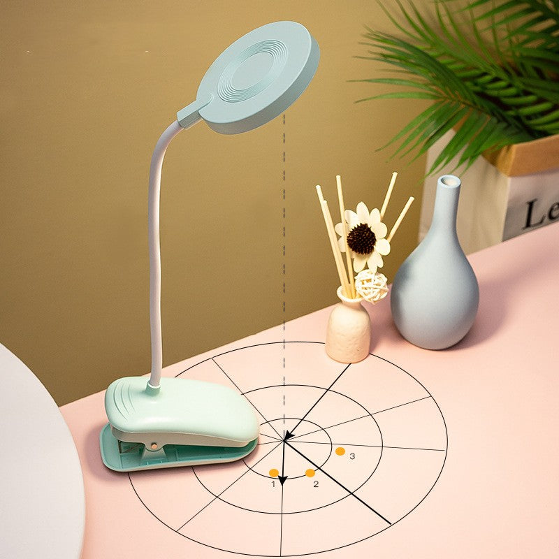 Bright LED Table Lamp Study Desk Reading Book Lamp Eye-care Bedside Bedroom Battery Desk Light For Student Office LED Stand Decorative Table Lamp Cute Study Lamps for Bedroom Décor