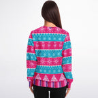 Relaxin' Santa Flamingo Ugly Christmas Sweatshirt