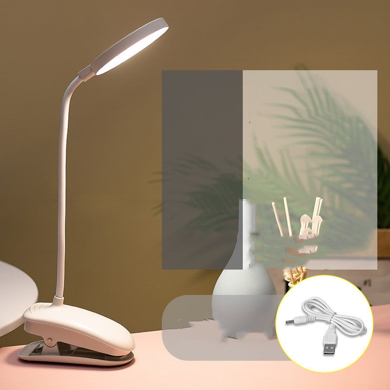 Bright LED Table Lamp Study Desk Reading Book Lamp Eye-care Bedside Bedroom Battery Desk Light For Student Office LED Stand Decorative Table Lamp Cute Study Lamps for Bedroom Décor