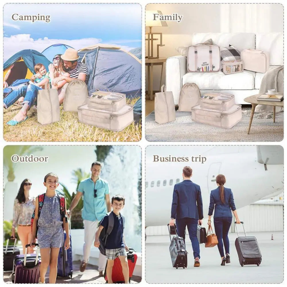 8-piece Set Travel and Storage Bags