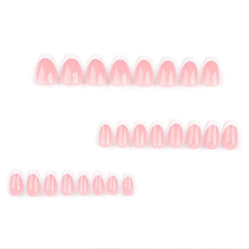 24 PCS Short Circles Press On Nails