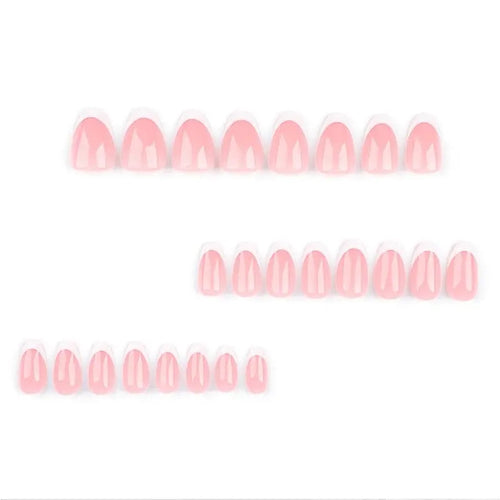 24 PCS Short Circles Press On Nails
