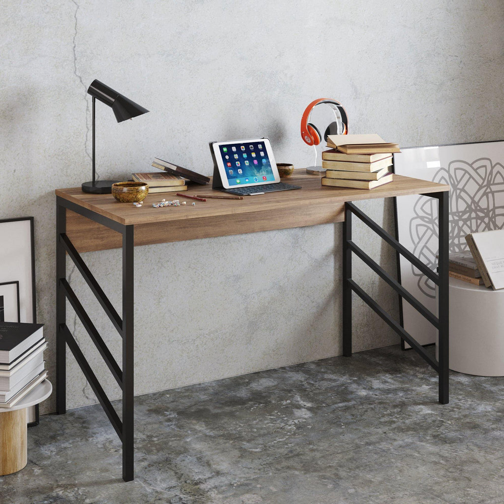 Tuna 47" Wide Metal Manufactured Wood Computer Desk