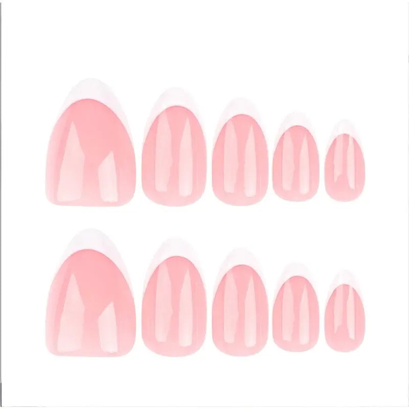 24 PCS Short Circles Press On Nails