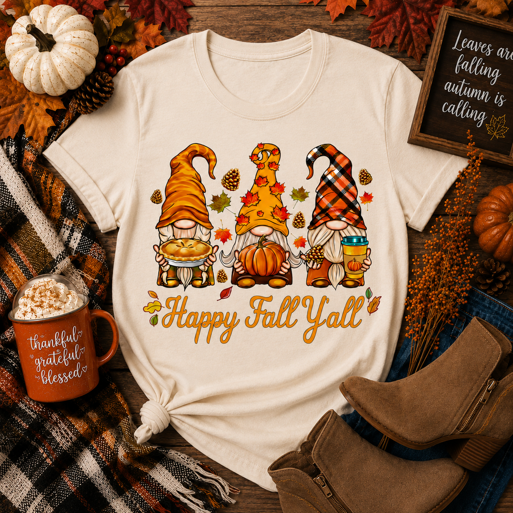Happy Fall Y'all Apparel