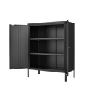 Kitchen Buffet Server Table Accent Sideboard Cupboard Server Buffet Console Table with Doors Cabinet