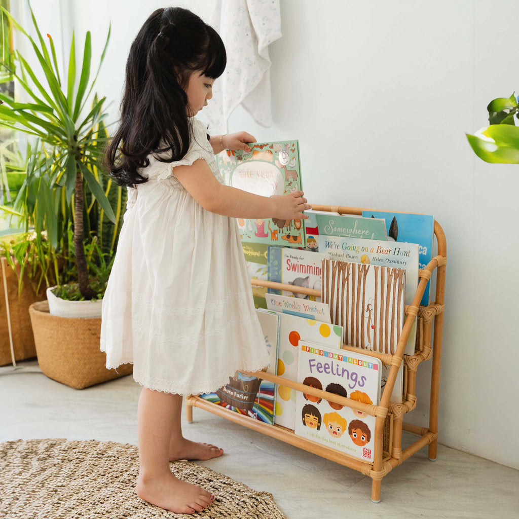 Elena Kids Montessori Bookshelf - Natural
