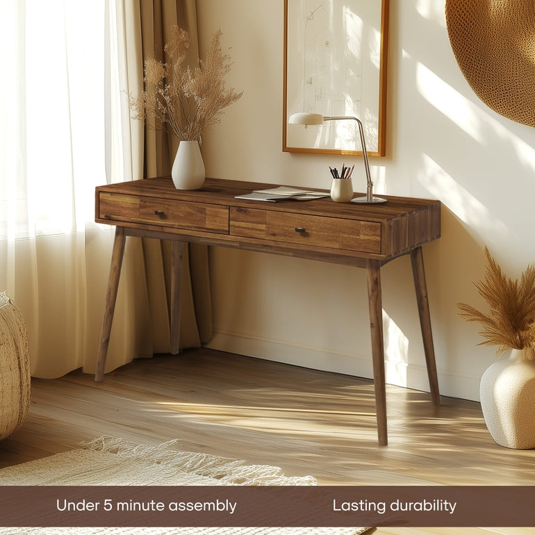 Lagom 48 Inches Solid Wood Desk