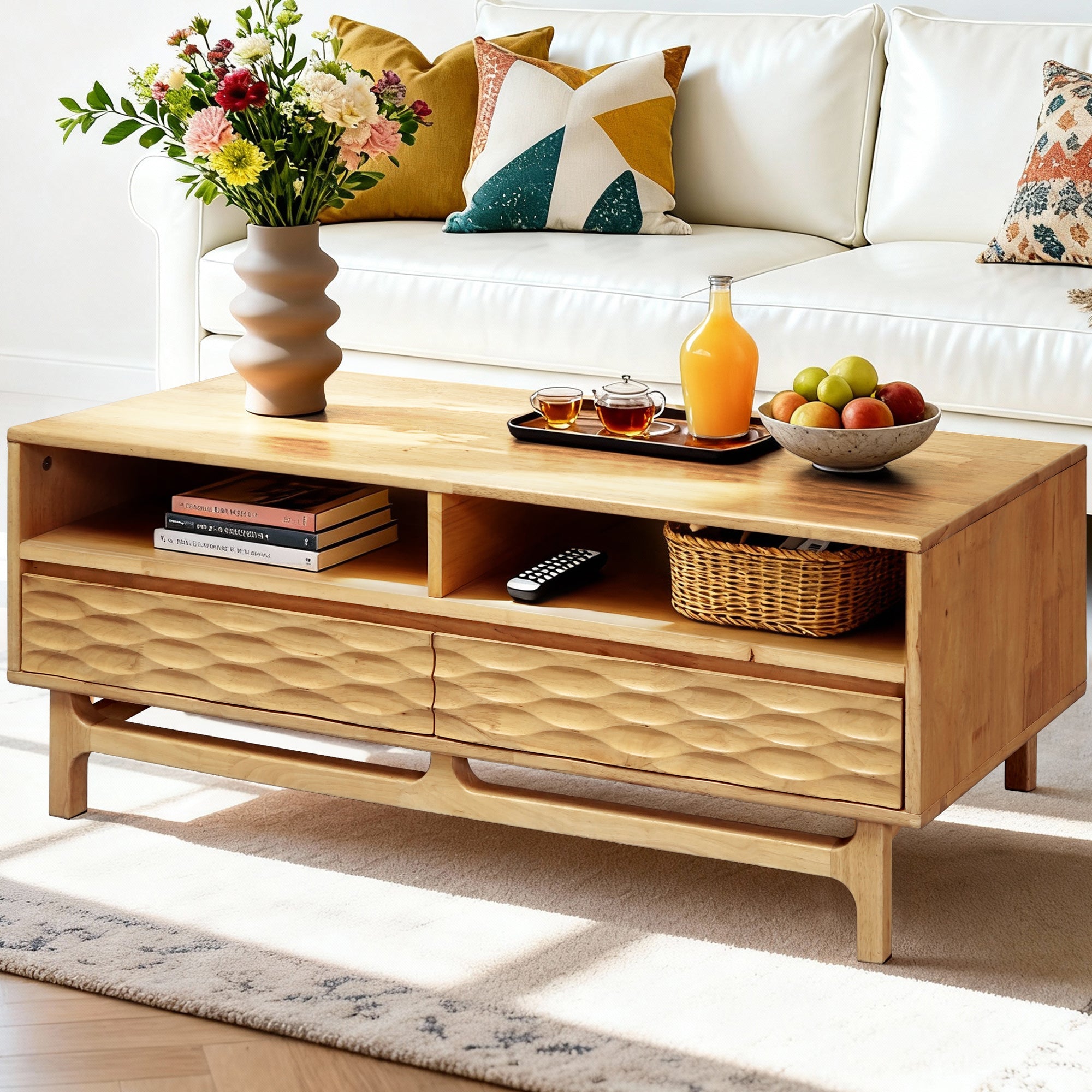 Elara Wooden Coffee Table
