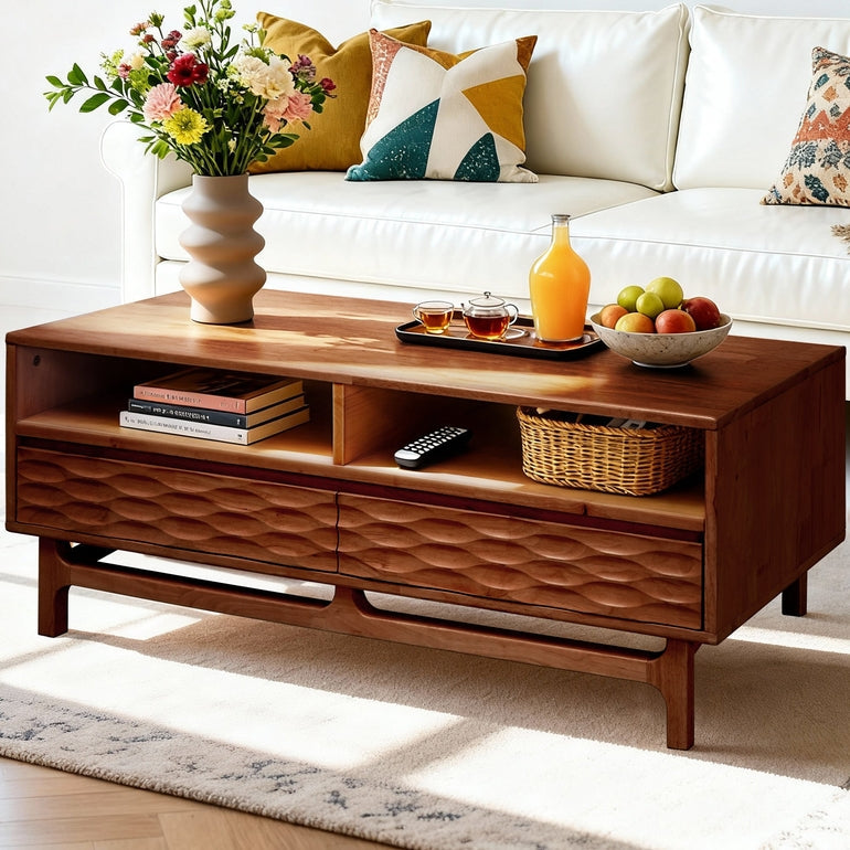 Elara Wooden Coffee Table