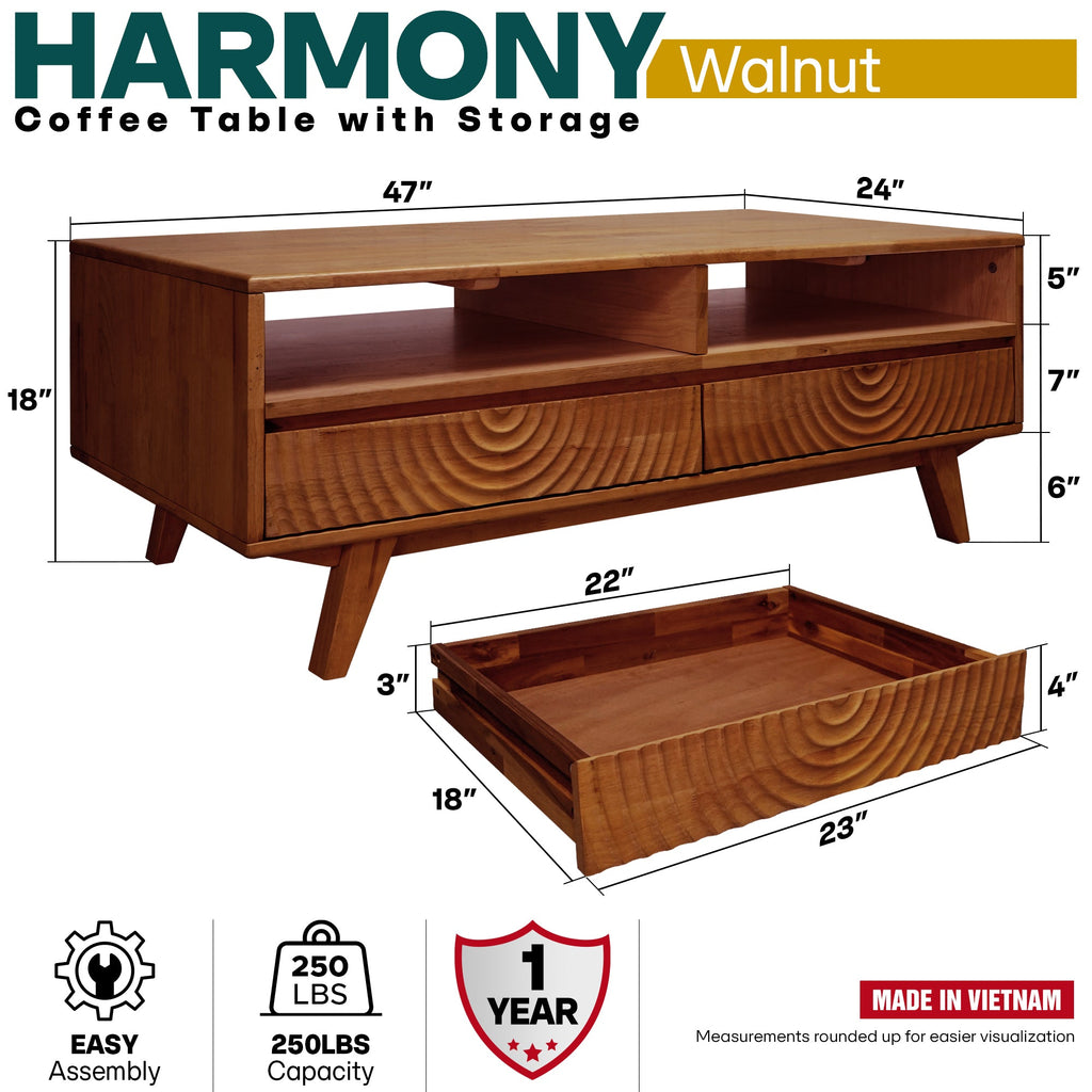 Harmony Wooden Coffee Table