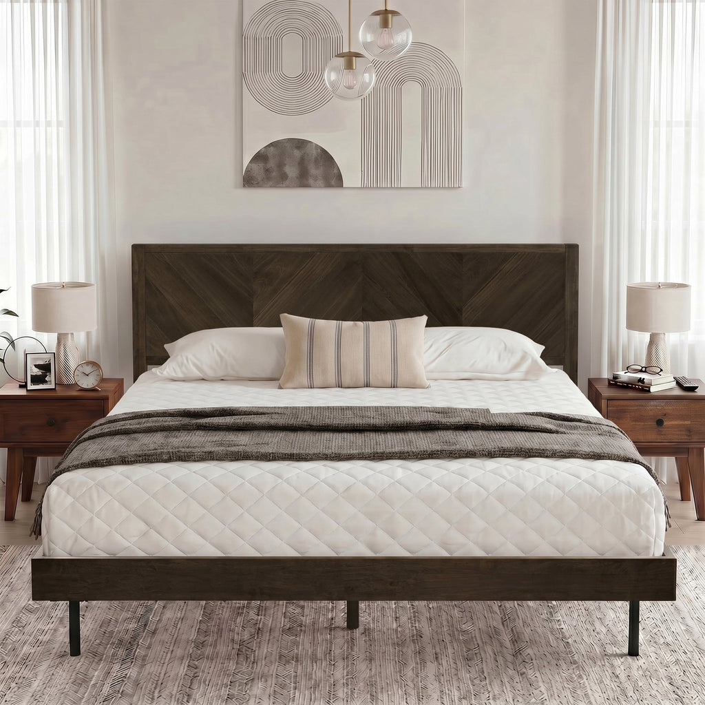 Alander Solid Wood Bed Frame