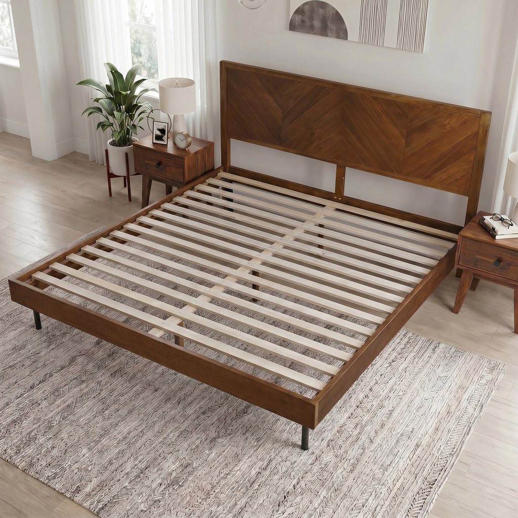 Alander Solid Wood Bed Frame