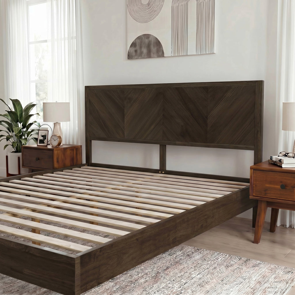Alander Solid Wood Bed Frame