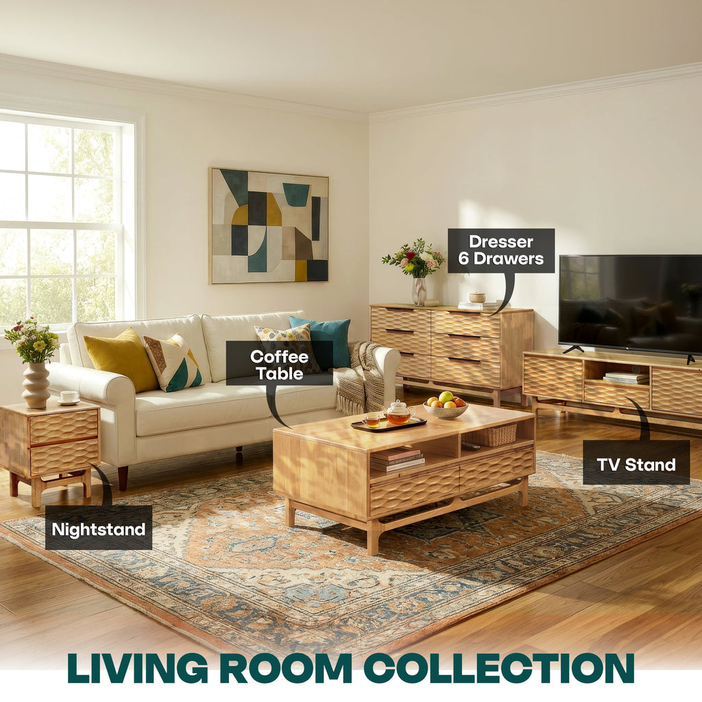 Elara Wooden Coffee Table