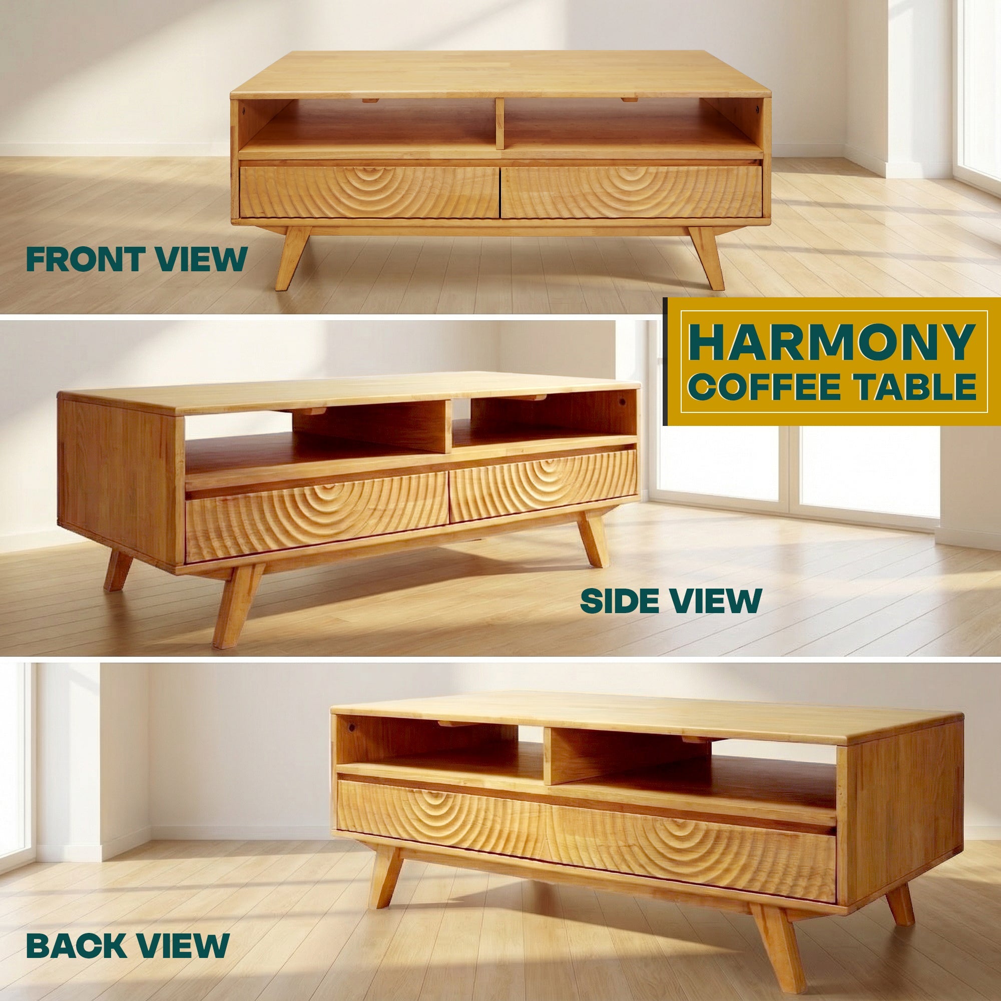Harmony Wooden Coffee Table