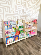 RAY+ROY- Scalloped Toy Shelf + Bookshelf