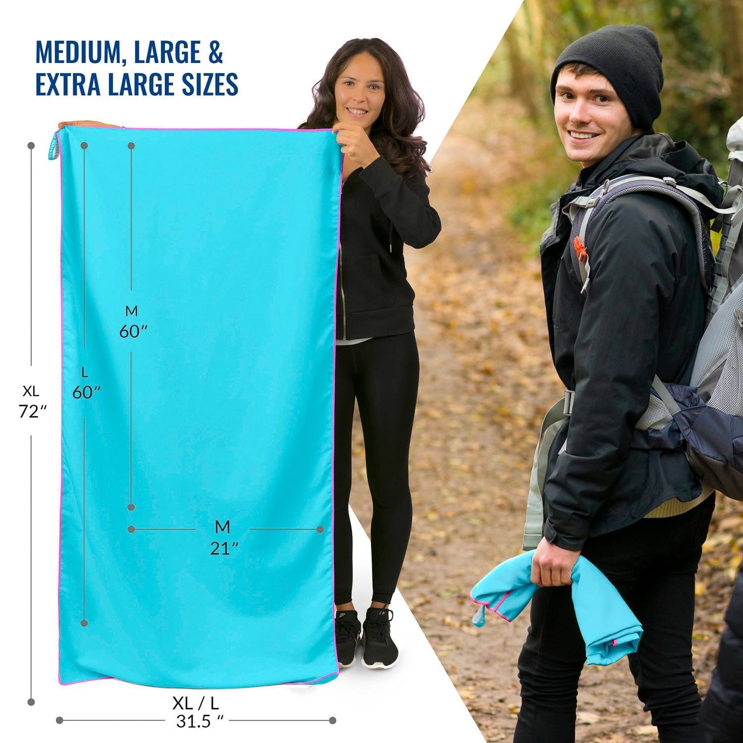 VENTURE 4TH Quick Dry Microfiber Towel