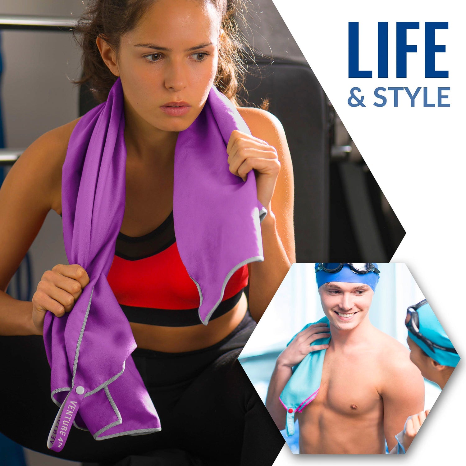 VENTURE 4TH Quick Dry Microfiber Towel