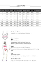 Bikini Three Piece Set Printed Sexy Cover Up Swimsuit for Women
