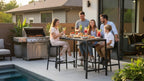 Outdoor Bar Stool 30" - Set of 4 - Plain
