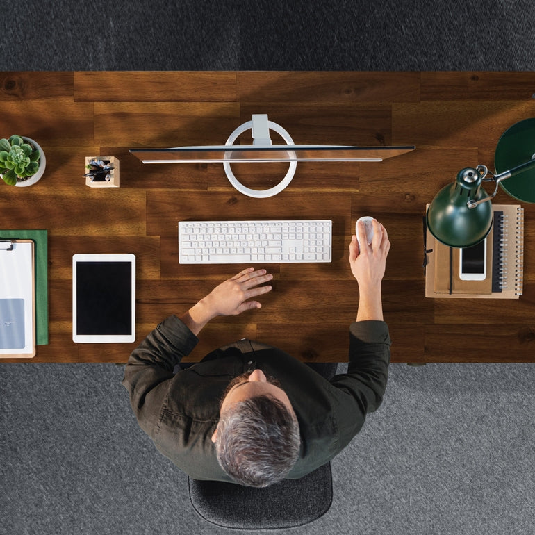 Lagom 48 Inches Solid Wood Desk