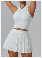 Floral Discount Sports Skirt for Women Quick-drying Badminton Tennis Trousers Skirt Fitness Half-body Pleated Skirt Shorts