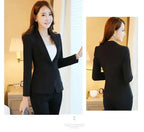 Korean Women's Fit and Tailored Blazer Jacket for Spring and Autumn Office Lady OL Casual Business Suit for Women Trendy Style