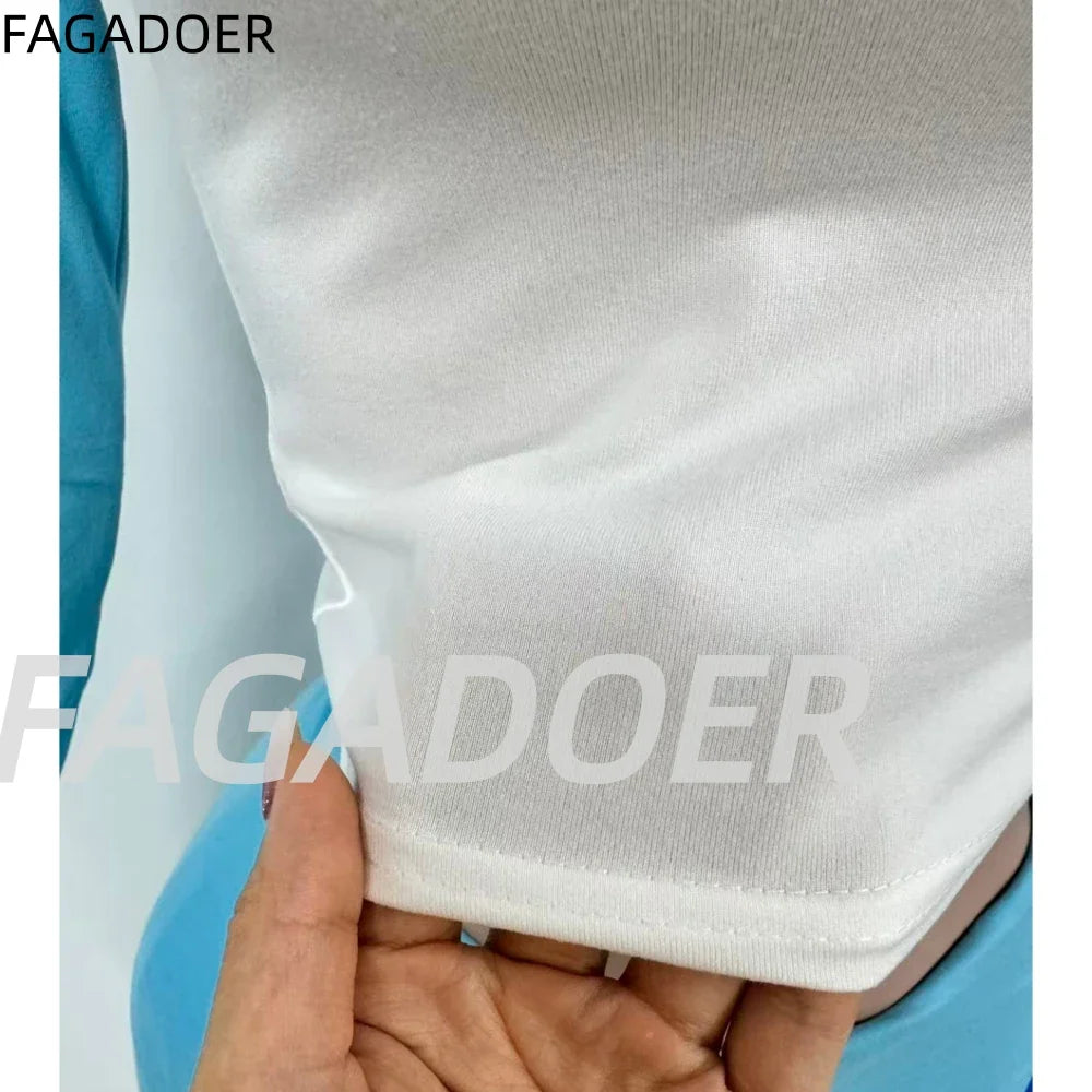 FAGADOER Women’s 2-Piece Tracksuit Set