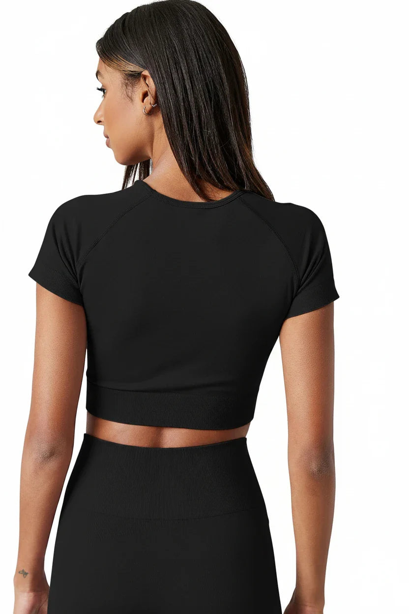 Seamless Yoga & Running Activewear Top