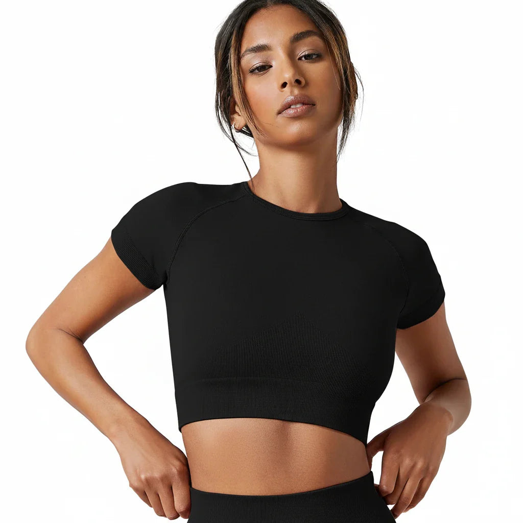 Seamless Yoga & Running Activewear Top