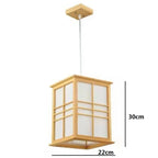 Japan Style Wooden Pendant Lights  Aisle Balcony Dining kitchen Homestay Celing Hanging Light Art Decoration E27 Drop Shipping