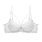 Logirlve Wholesale 3PCS Sexy Underwear Woman Lace Bras Hollow out Ultrathin Bra Women's lingerie Big Size Bra