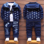 Boys Clothing Sets New Kids Cotton Suit Autumn Long - sleeved Three piece jacket+jeans+t-shirt fashion casual children Sets