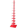 Living Plus Iron Living Room Shelf Simple Storage Floor Ins Creative Multi-layer Rotating Invisible Display Shelf Bookshelf