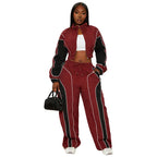 Women's Lightweight Nylon Training Tracksuit Set