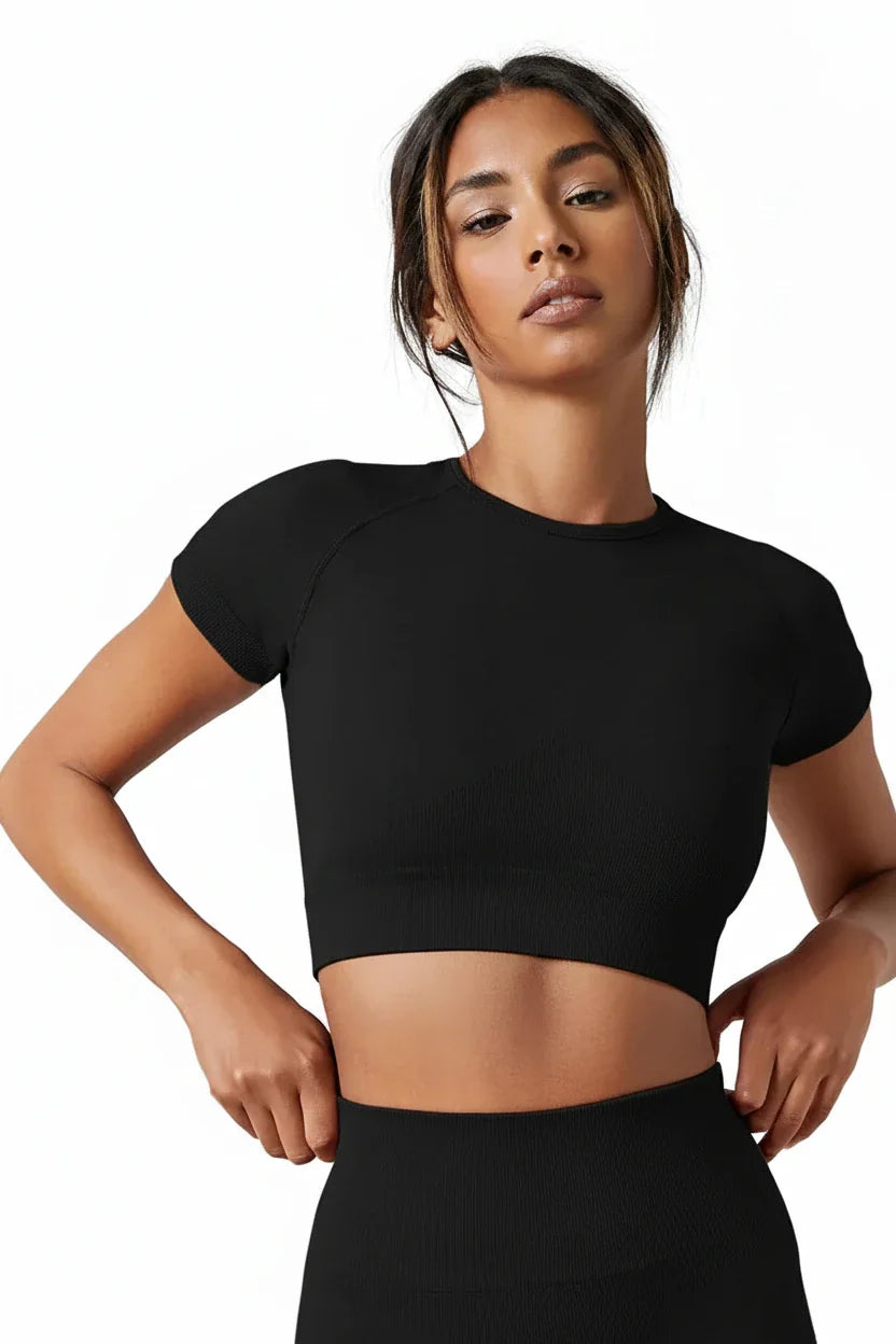Seamless Yoga & Running Activewear Top
