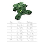 Halloween Dinosaur Costume for Small Cats — Medium Dogs