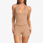 Woman Top Gym Impact Halter Top